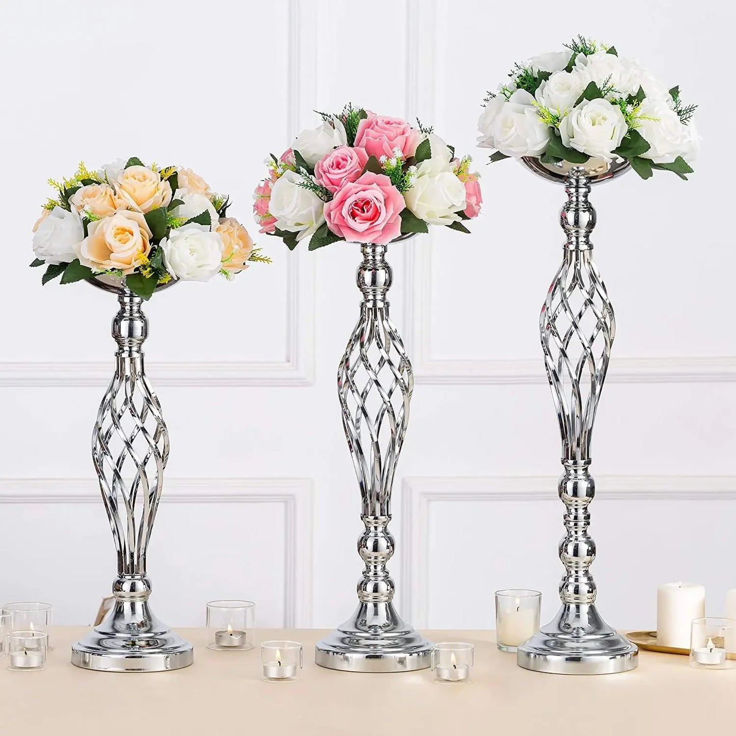Candle Holders - Gold or Silver