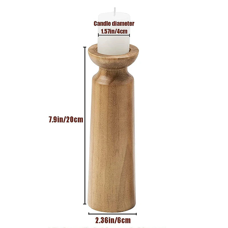 Candle Holders - Wooden