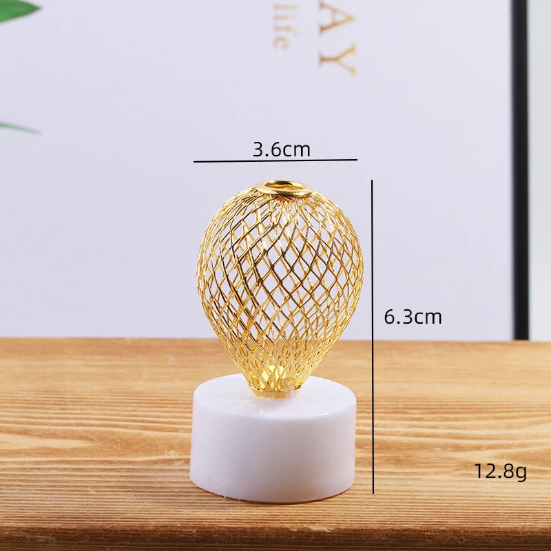 Candles - LED Tealight, Gold Top