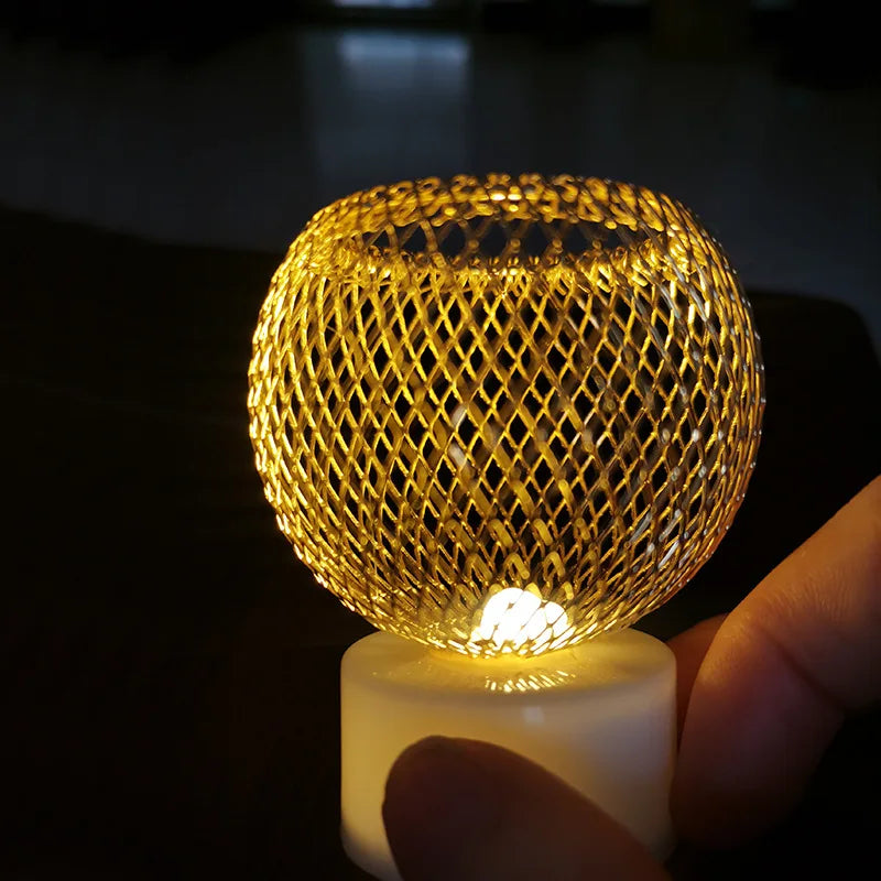 Candles - LED Tealight, Gold Top