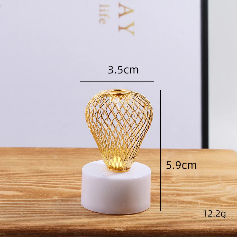 Candles - LED Tealight, Gold Top