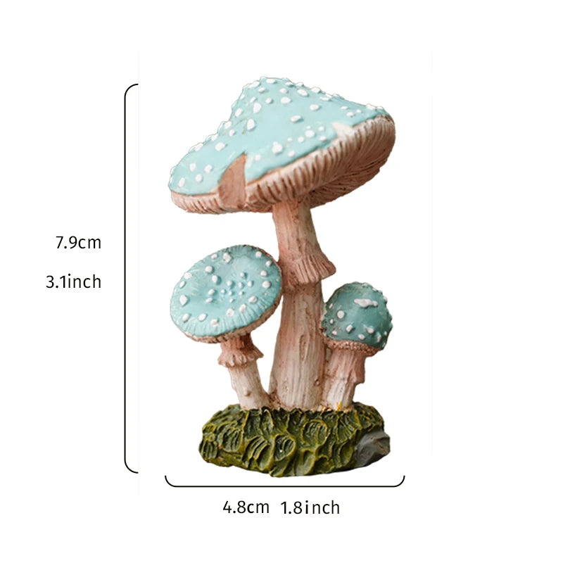 Garden Décor - Mushrooms (Resin)