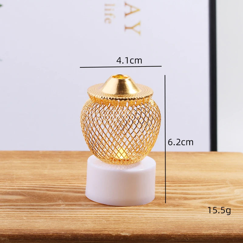 Candles - LED Tealight, Gold Top