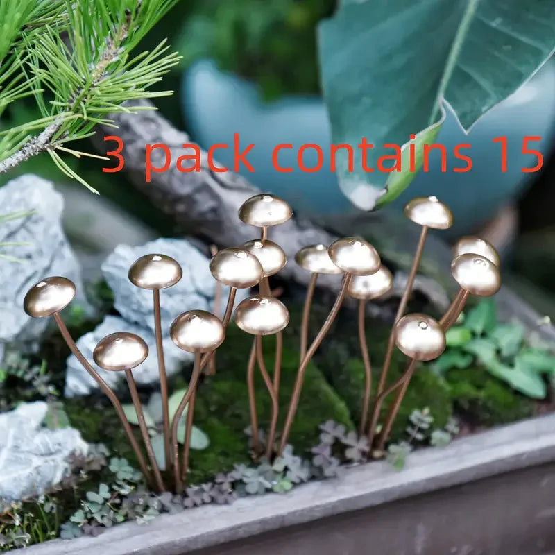 Garden Décor - Round Mushrooms (Metal)