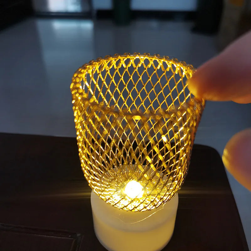 Candles - LED Tealight, Gold Top