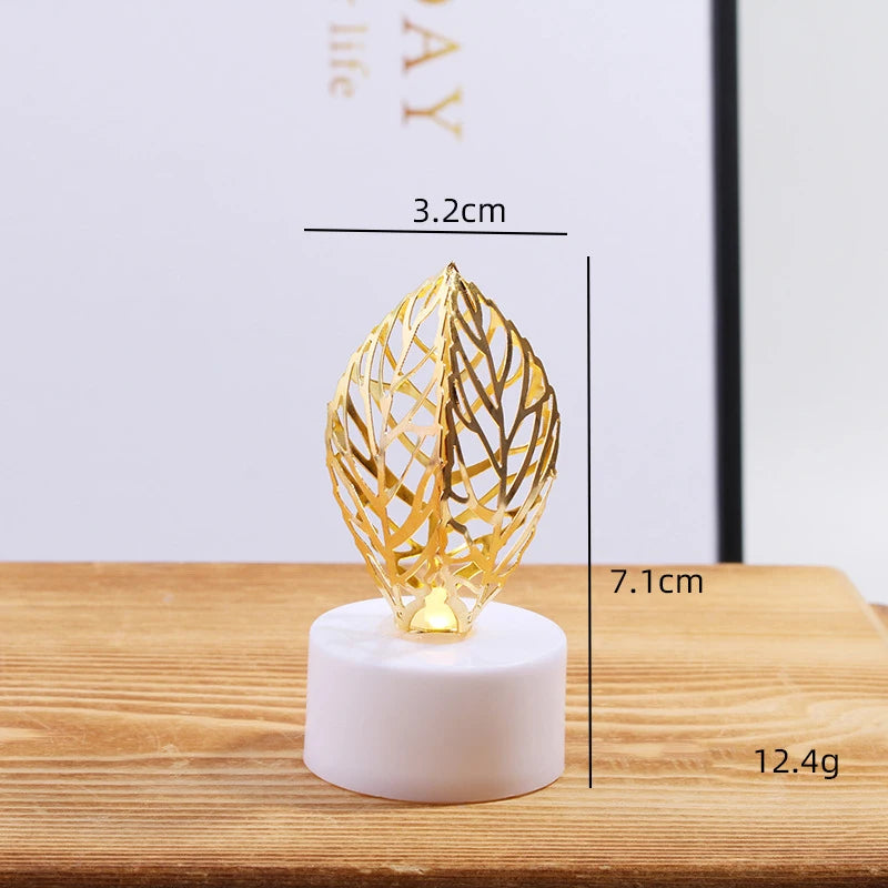 Candles - LED Tealight, Gold Top