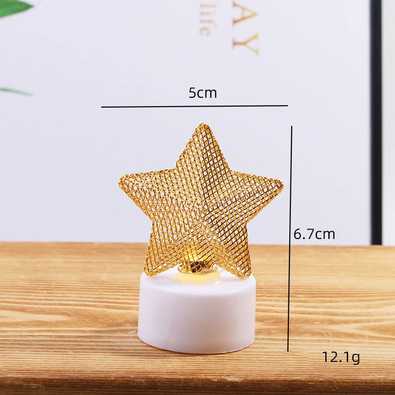 Candles - LED Tealight, Gold Top