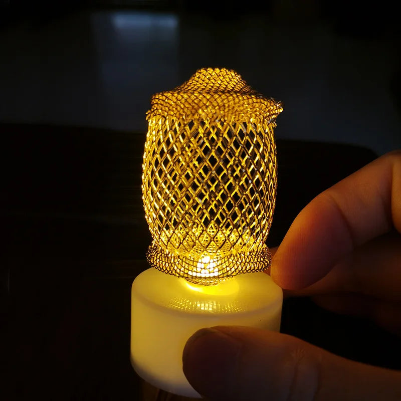 Candles - LED Tealight, Gold Top