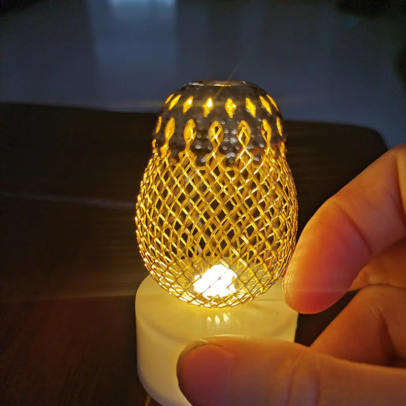 Candles - LED Tealight, Gold Top