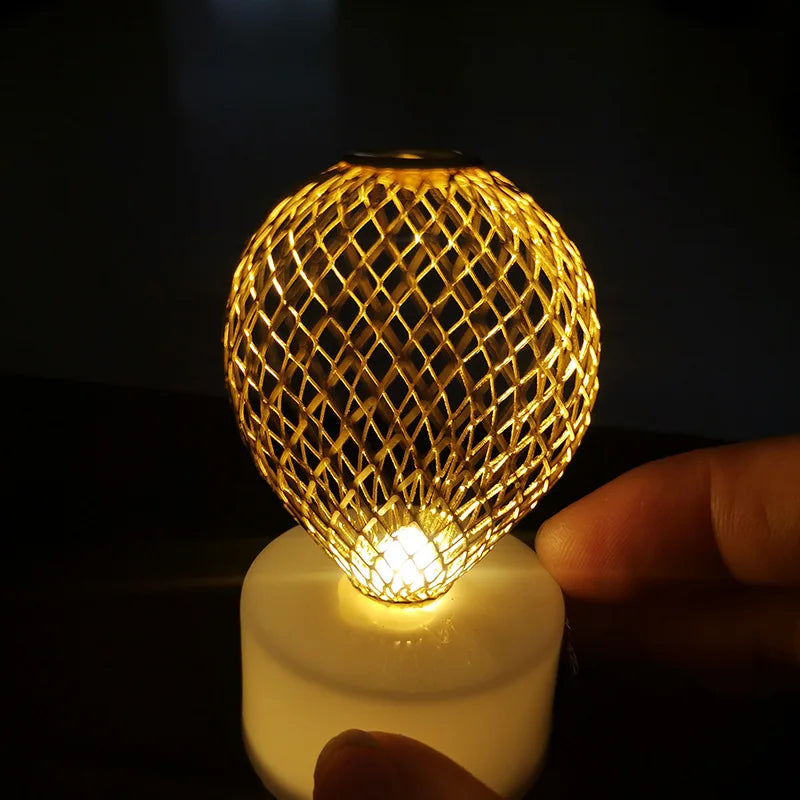 Candles - LED Tealight, Gold Top
