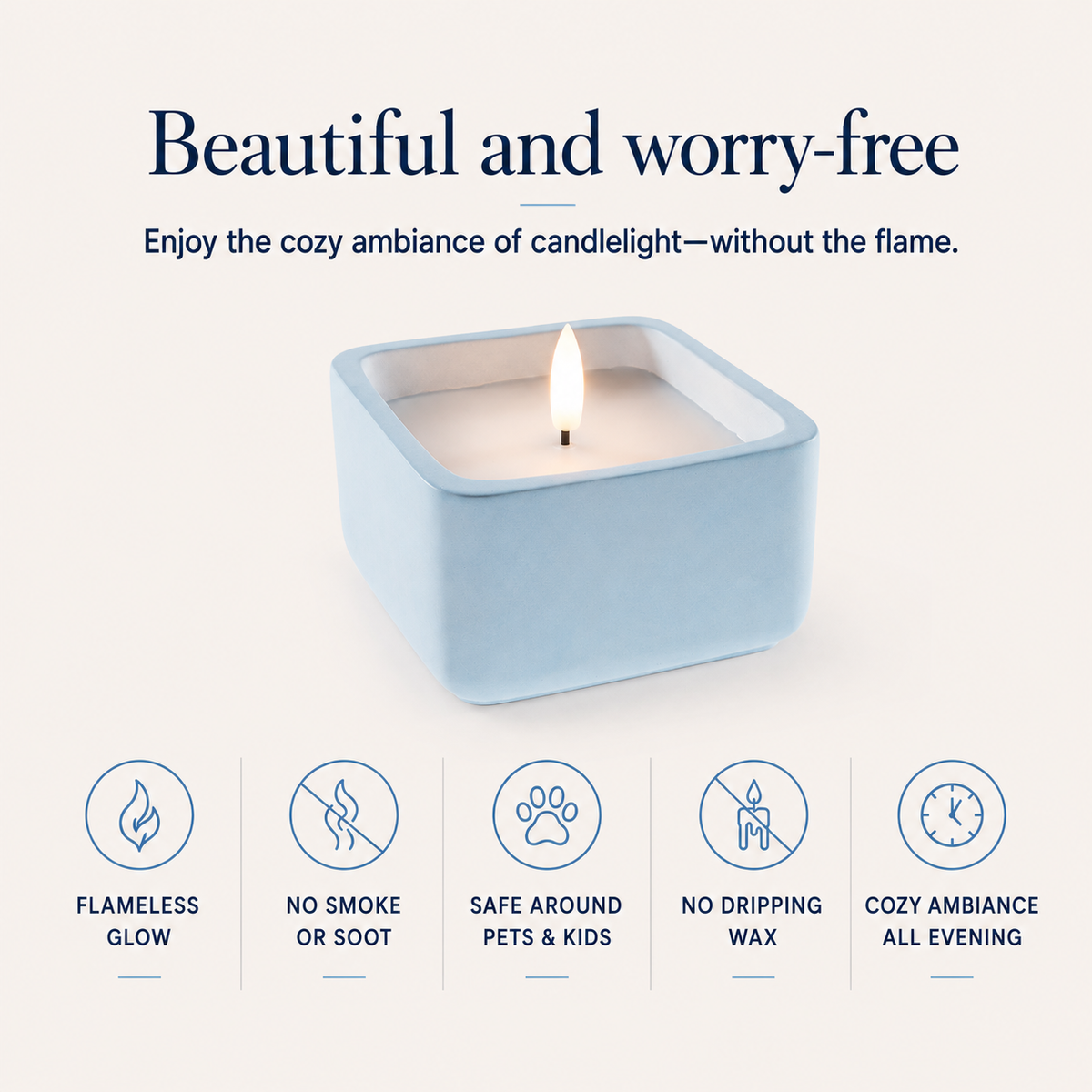 NYX LED Flameless Candles - Only available on Amazon