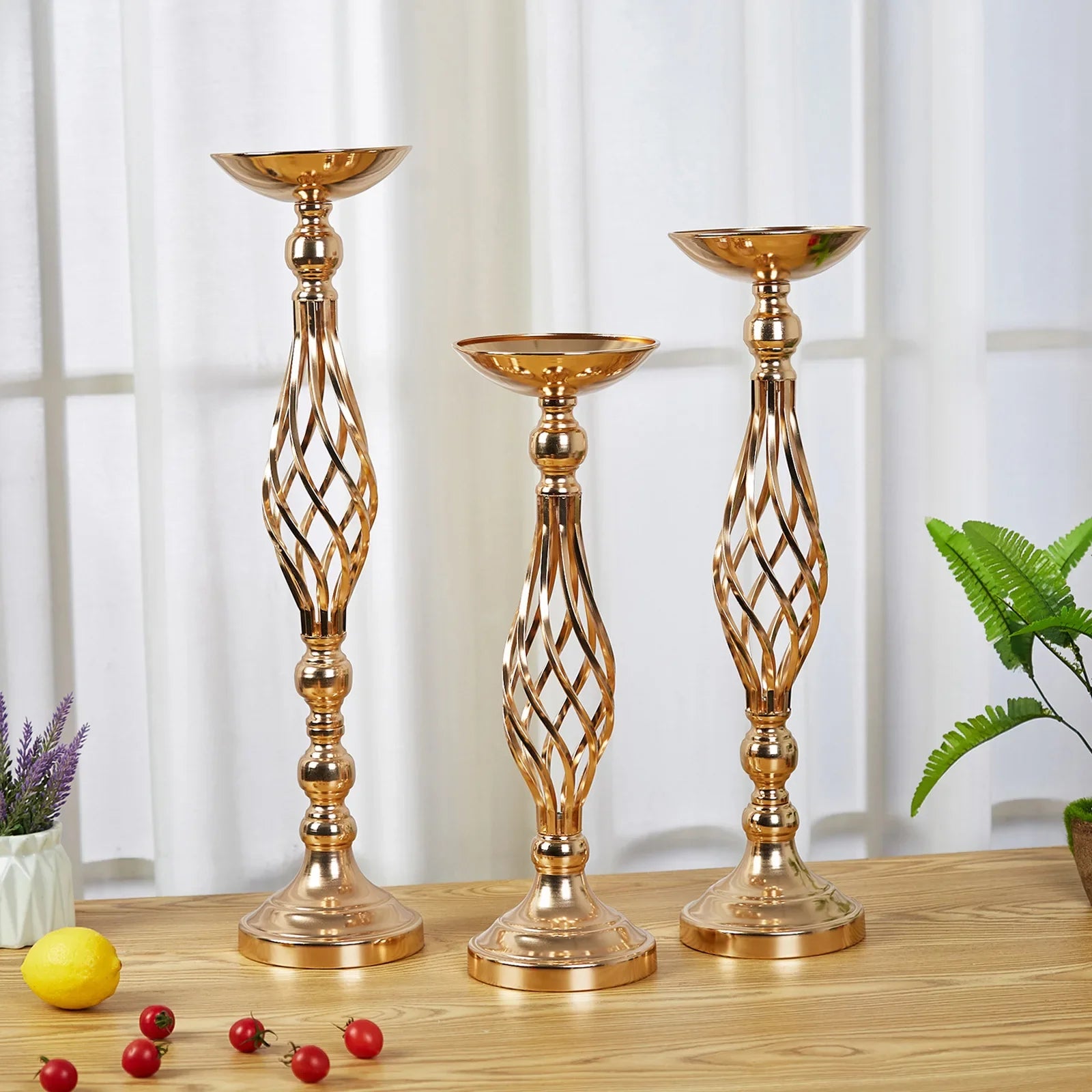 Candle Holders - Gold or Silver