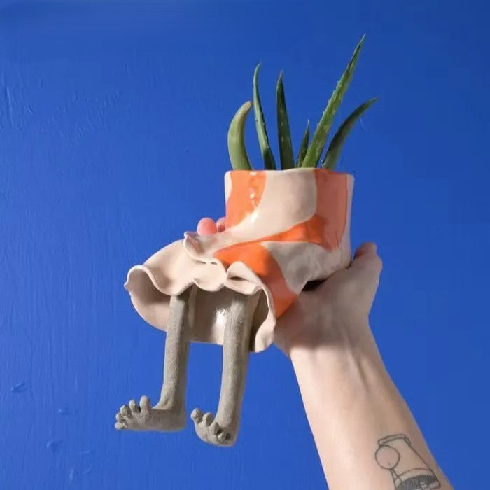 Cute Hanging Legs Plant Pots