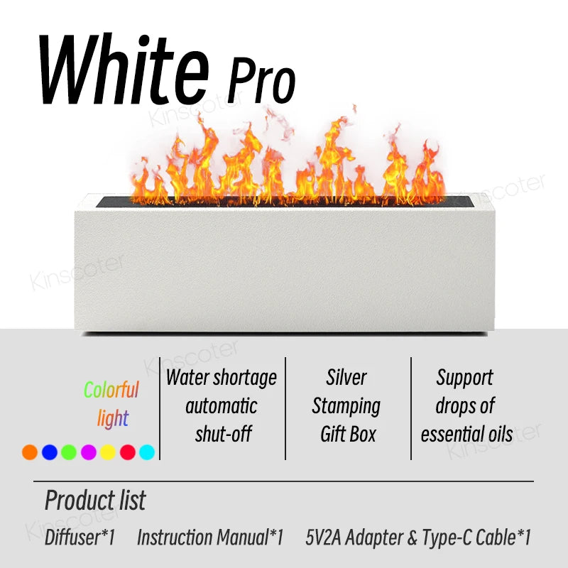 Flame Humidifier + Aroma Diffuser