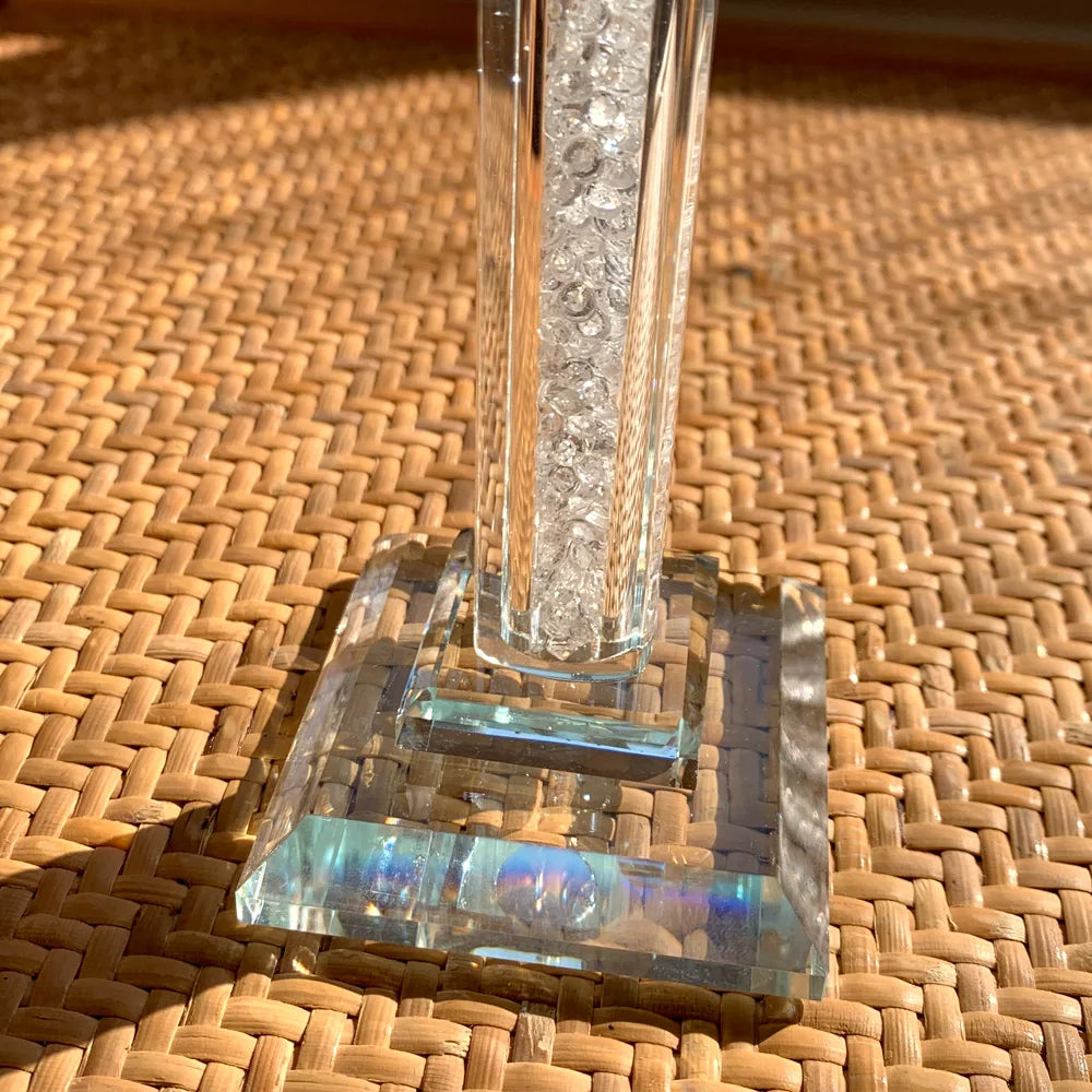 Candle Holders - Crystal Glass