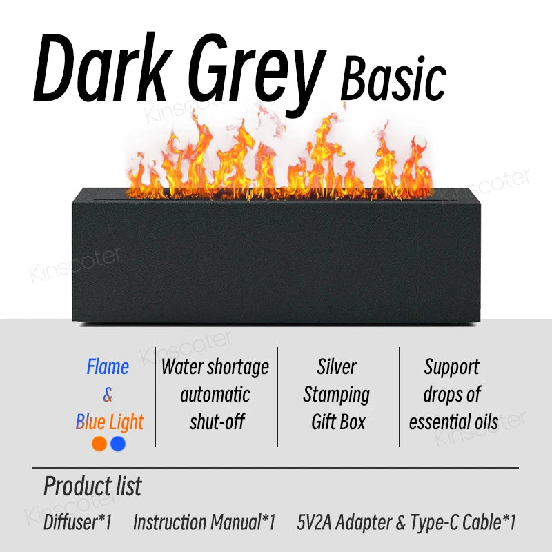 Flame Humidifier + Aroma Diffuser