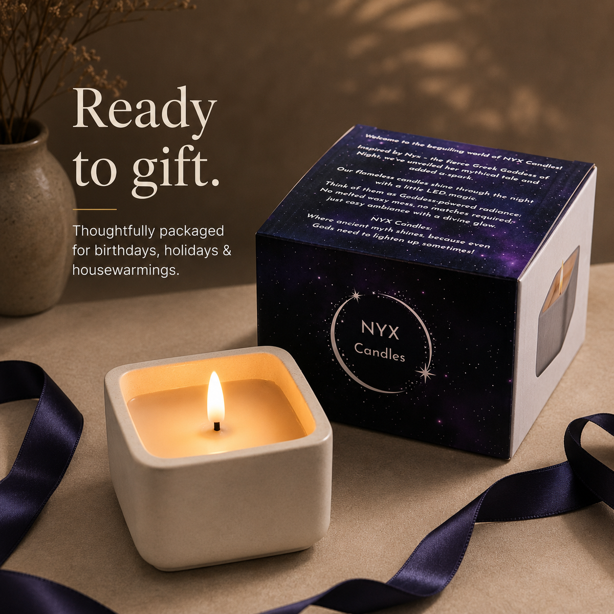 NYX LED Flameless Candles - Only available on Amazon