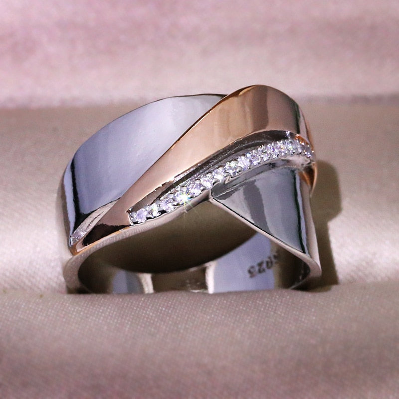 Personality Ring - Criss Cross Design