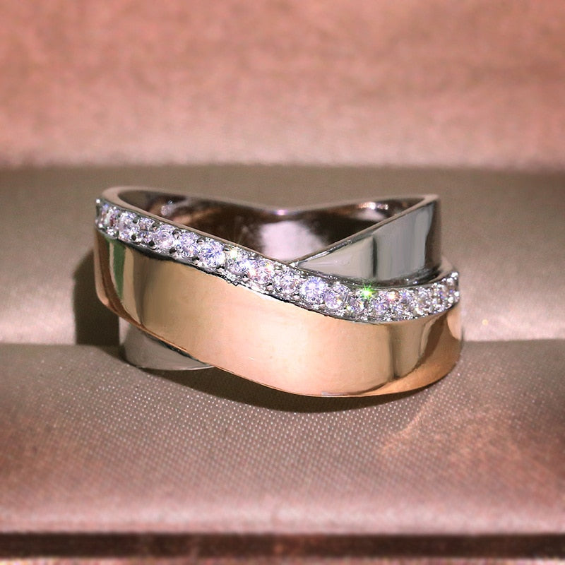 Personality Ring - Criss Cross Design