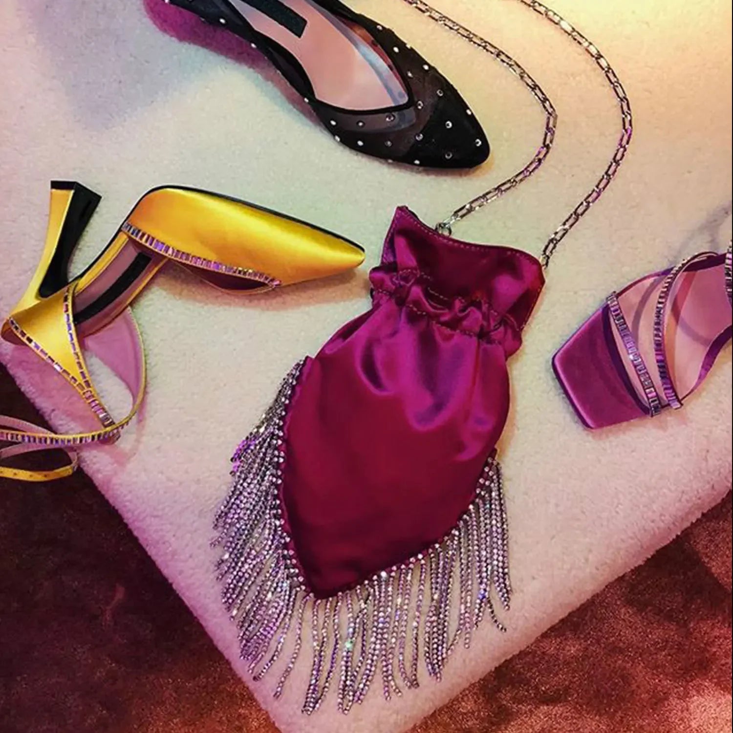 Rhinestones + Tassels
