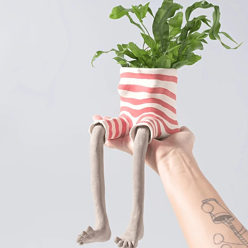 Cute Hanging Legs Plant Pots