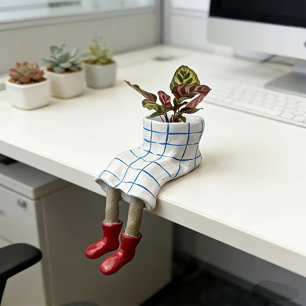 Cute Hanging Legs Plant Pots