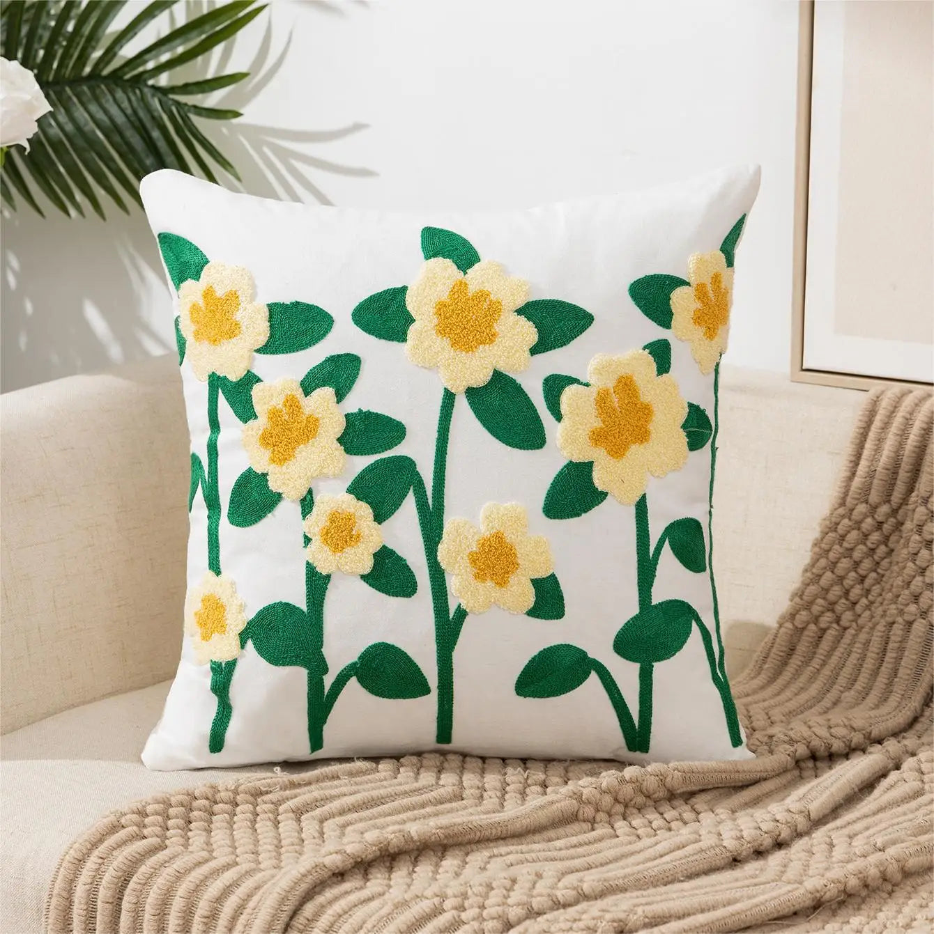 Cushion Covers - Towel Embroidered