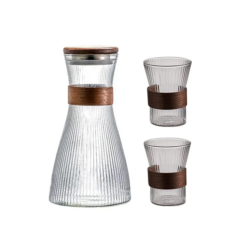 Carafe - Water Pitcher and Glasses