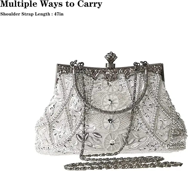 Retro Beaded Handbag
