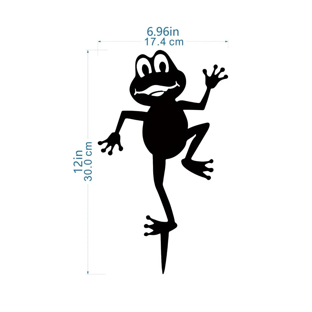 Garden Art - Metal Silhouette Stakes (Ant, Frog, Rabbit)