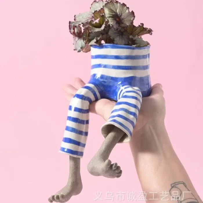 Cute Hanging Legs Plant Pots