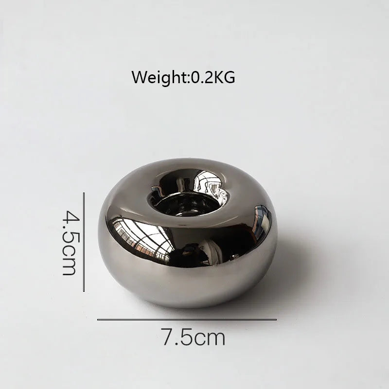 Silver Candle Holders