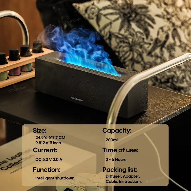 Flame Humidifier + Aroma Diffuser