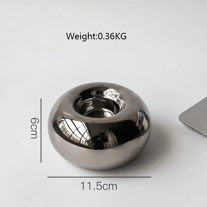 Silver Candle Holders