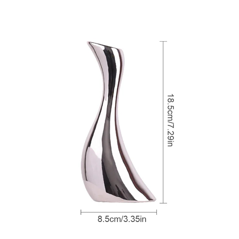 Ceramic Vase - Electroplated