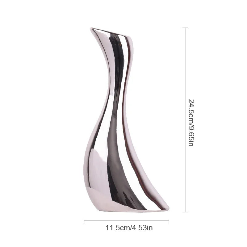 Ceramic Vase - Electroplated