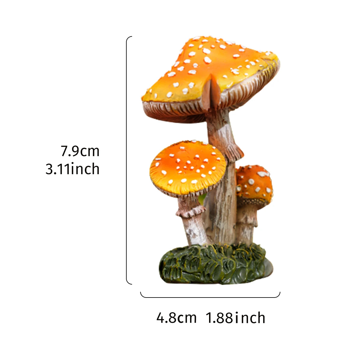 Garden Décor - Mushrooms (Resin)