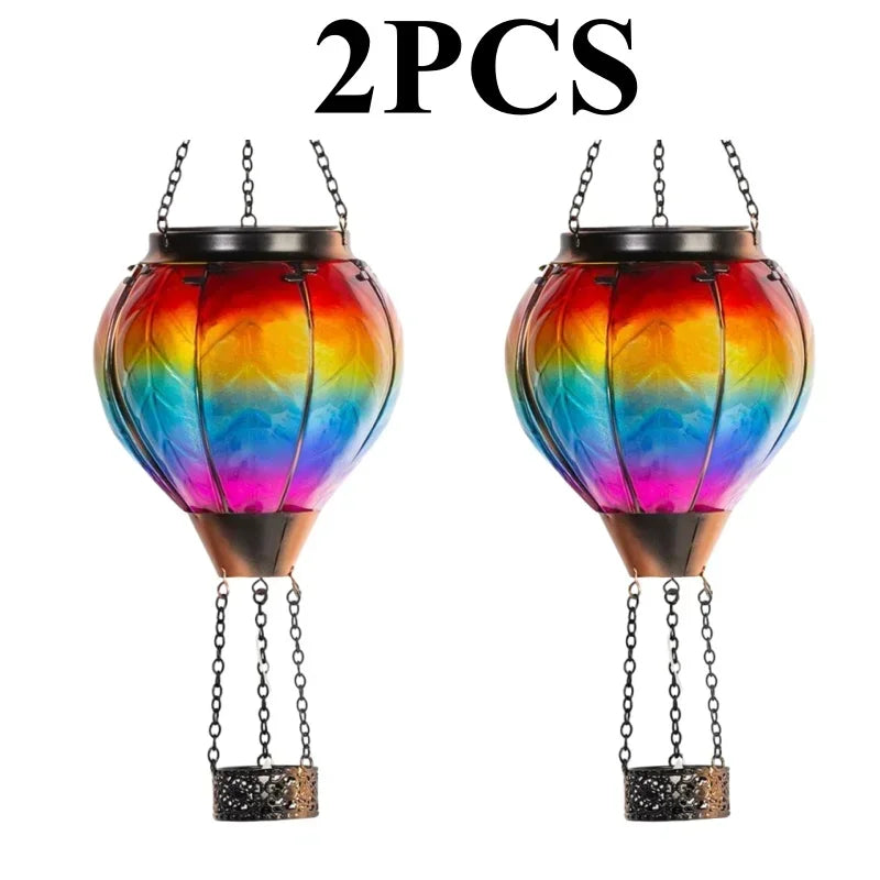 Solar LED Hanging Lantern - Hot Air Balloon