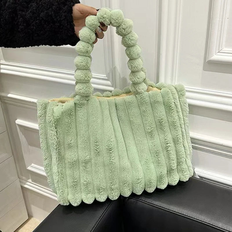 Faux Fur Tote