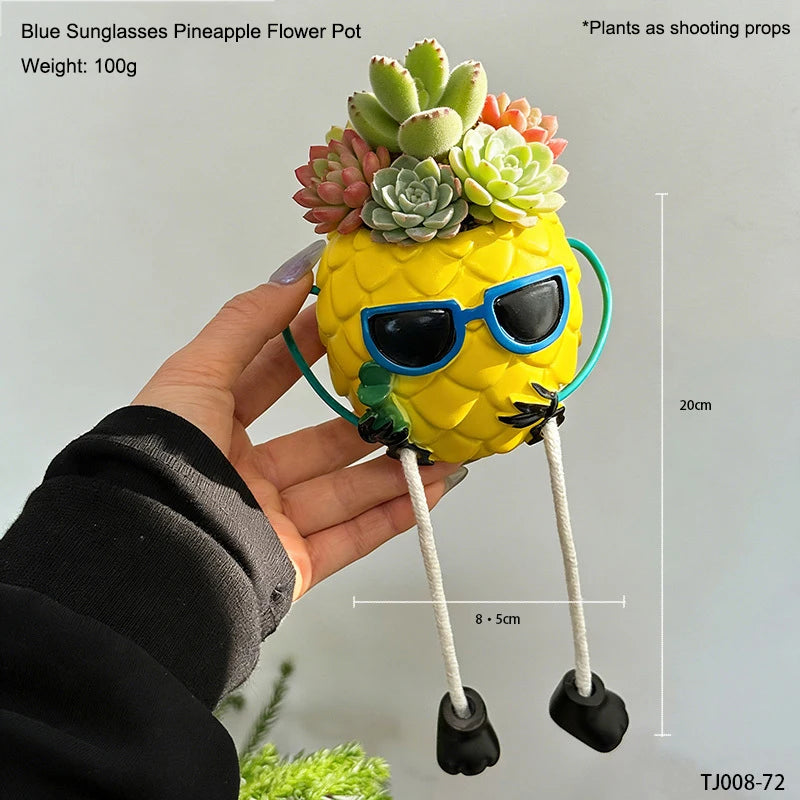 Cute Pineapple Plant Pot
