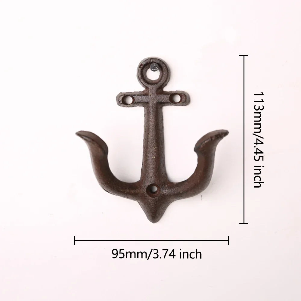 Wall Hooks - Cast Iron Anchor