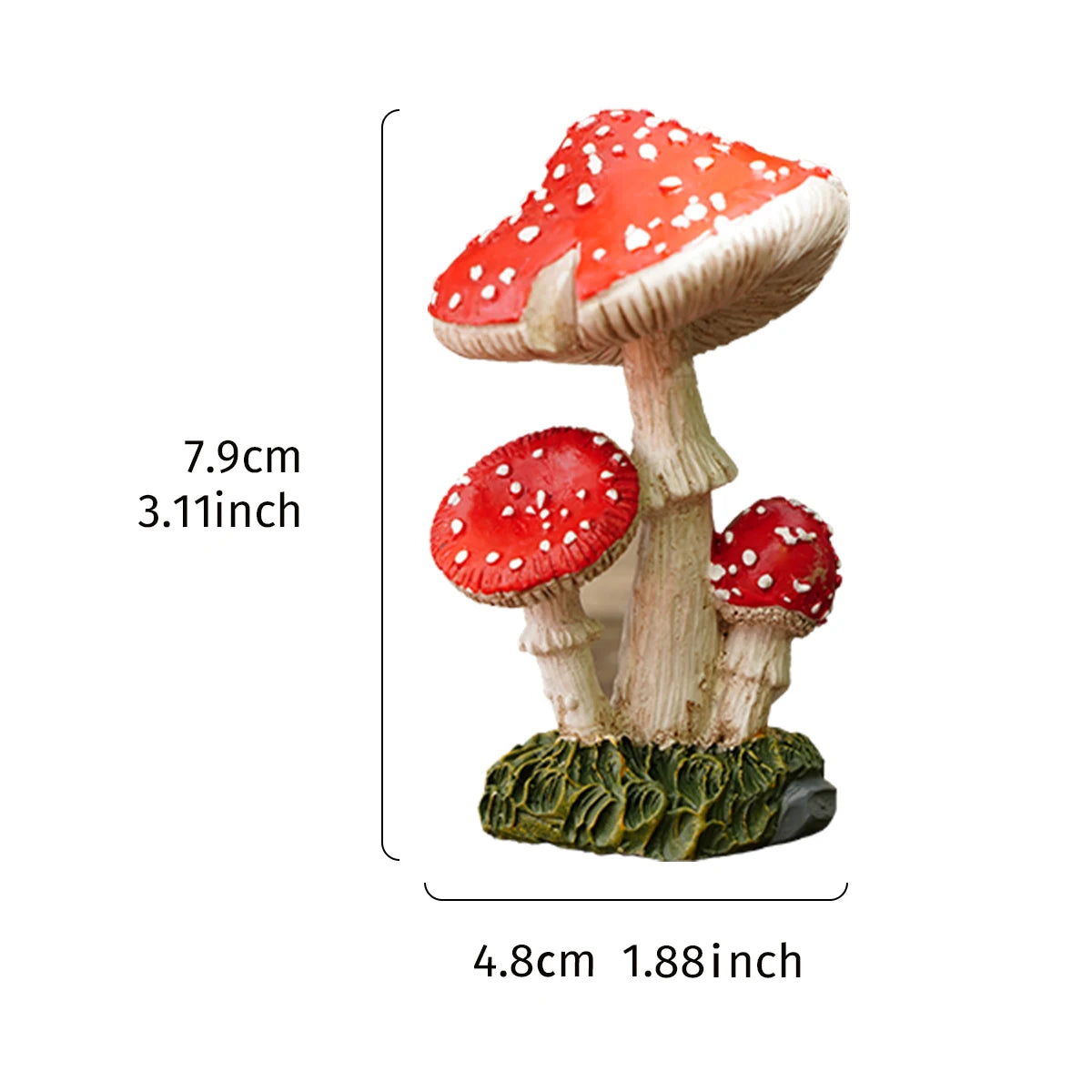 Garden Décor - Mushrooms (Resin)