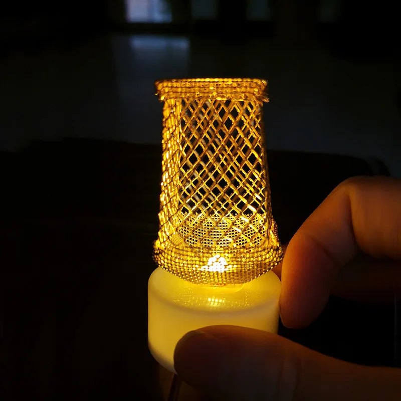 Candles - LED Tealight, Gold Top