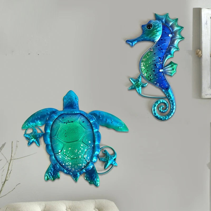 Wall Décor - Seahorse and Turtle