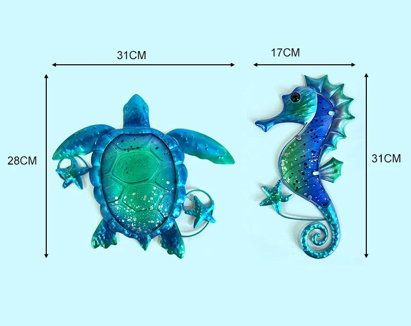 Wall Décor - Seahorse and Turtle