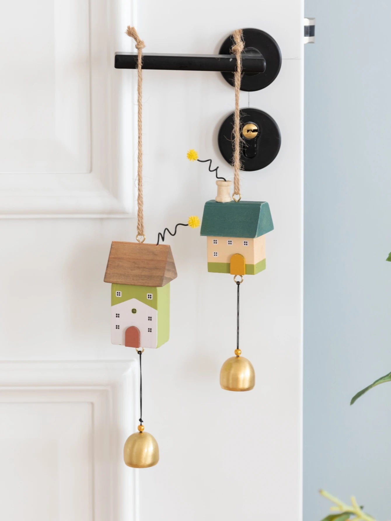 Wooden House Wind Chime