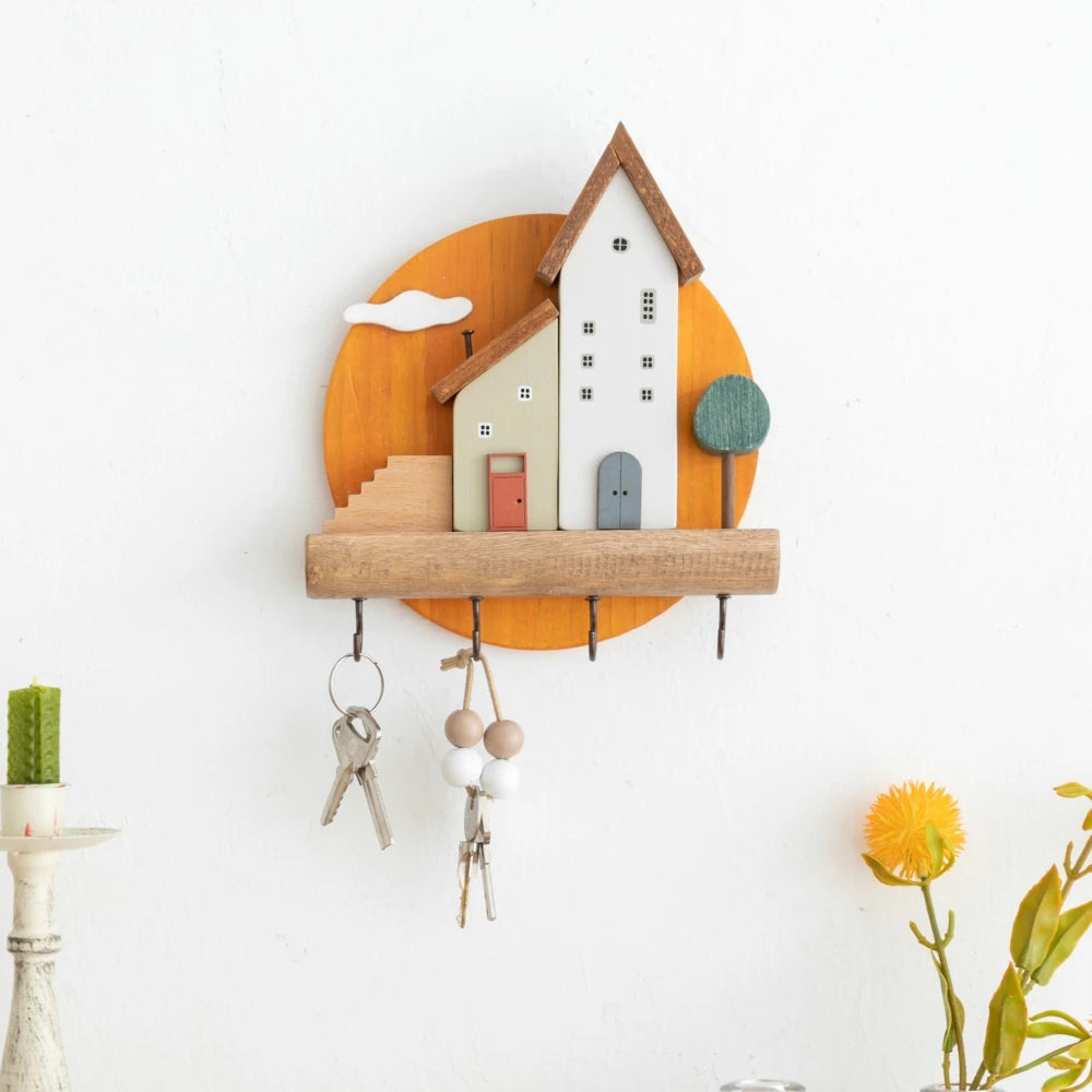 Wooden Key Rack – Wall Hung