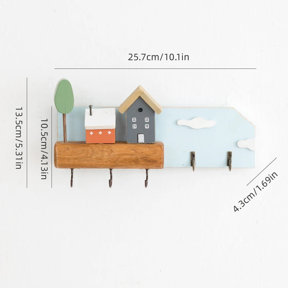 Wooden Key Rack – Wall Hung