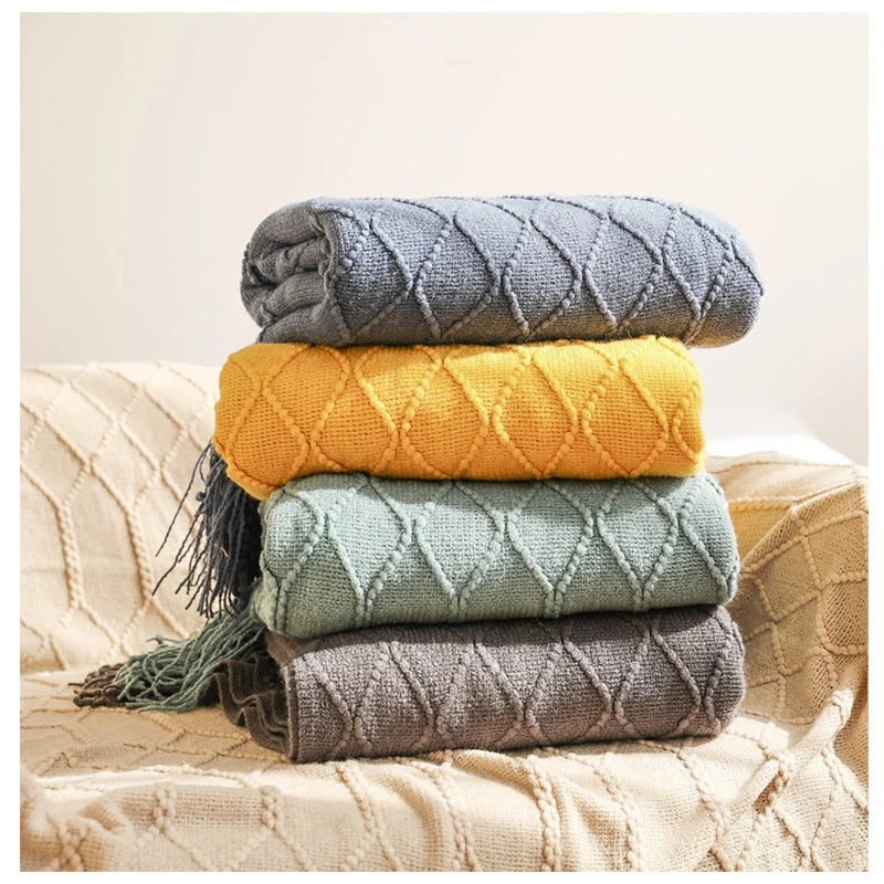 Knitted Blanket / Throw