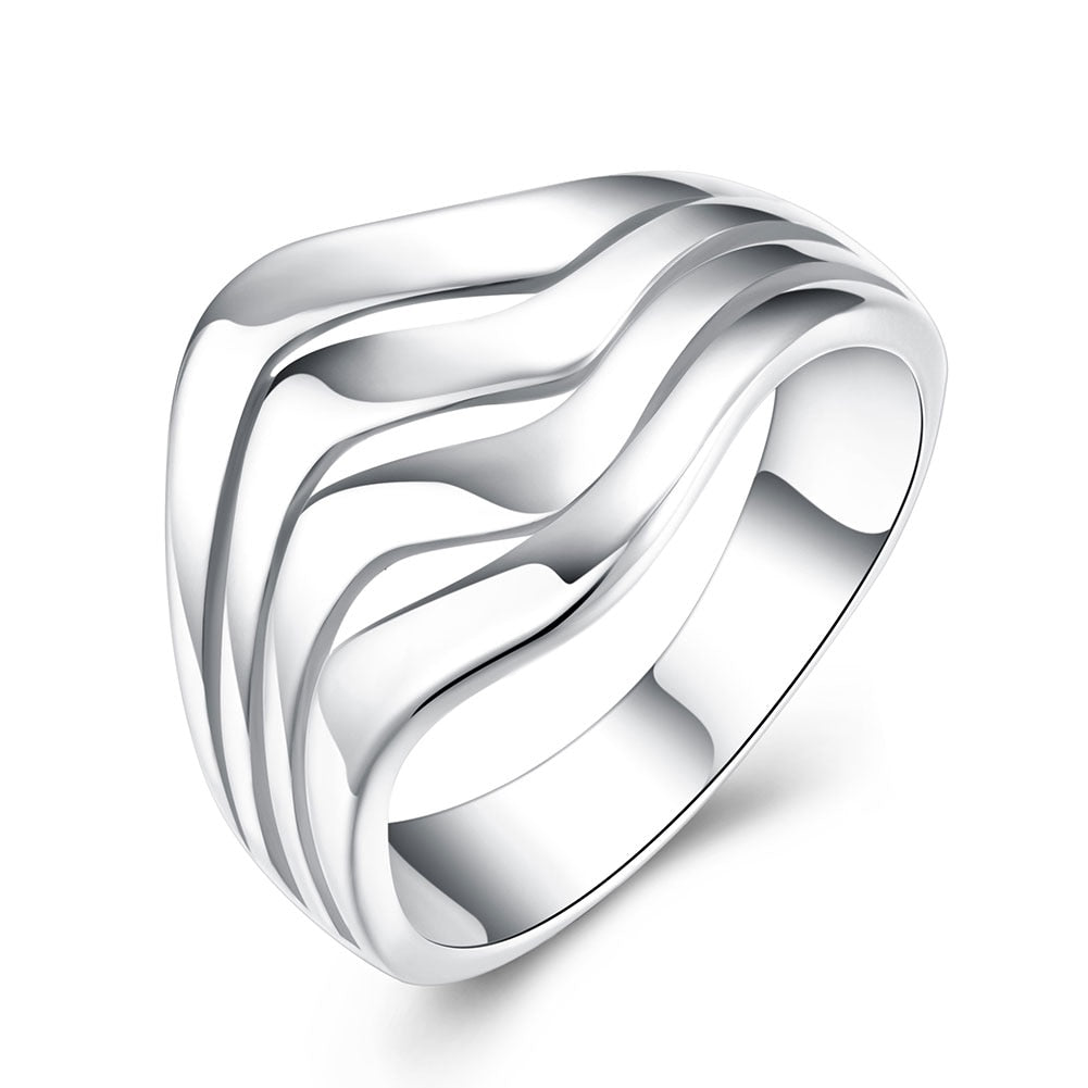 Wavy Lines Ring